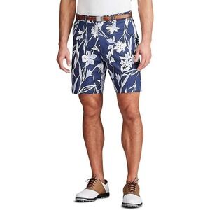 Polo Ralph Lauren Golf 9" Shorts Mens 30 Blue Floral Classic Fit Cotton Stretch